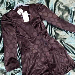 Back mini suit dress from Zara !